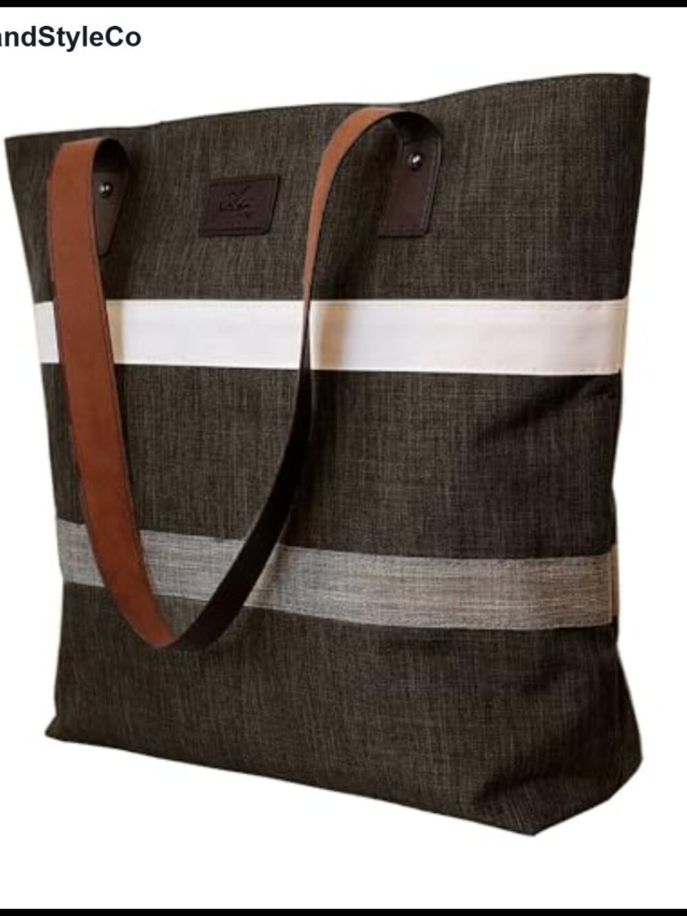 Large Oxford Fabric Tote Bag Satchel Shoulder Handbag for Work College